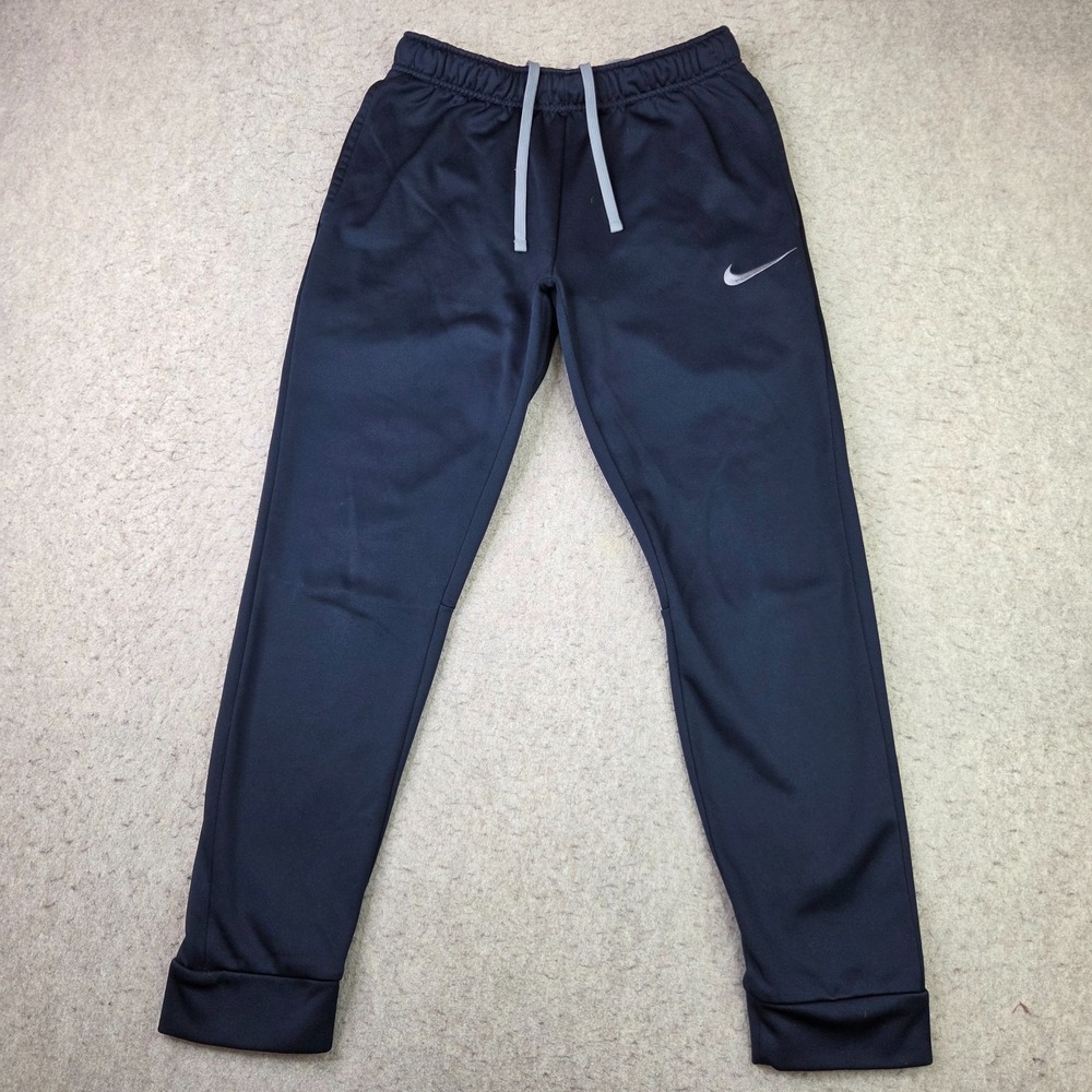 Nike Therma Fit Sweatpants Mens M Black Performance Fleece Joggers Drawstring